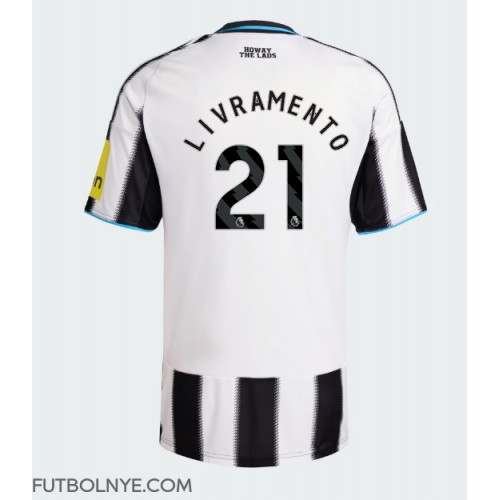 Camiseta Newcastle United Tino Livramento #21 Primera Equipación 2025-26 manga corta